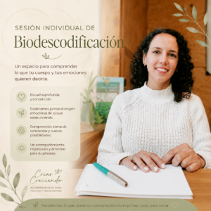 Sesión individual de Biodescodificación